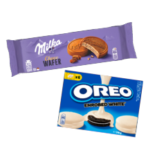Milka of Oreo koek*